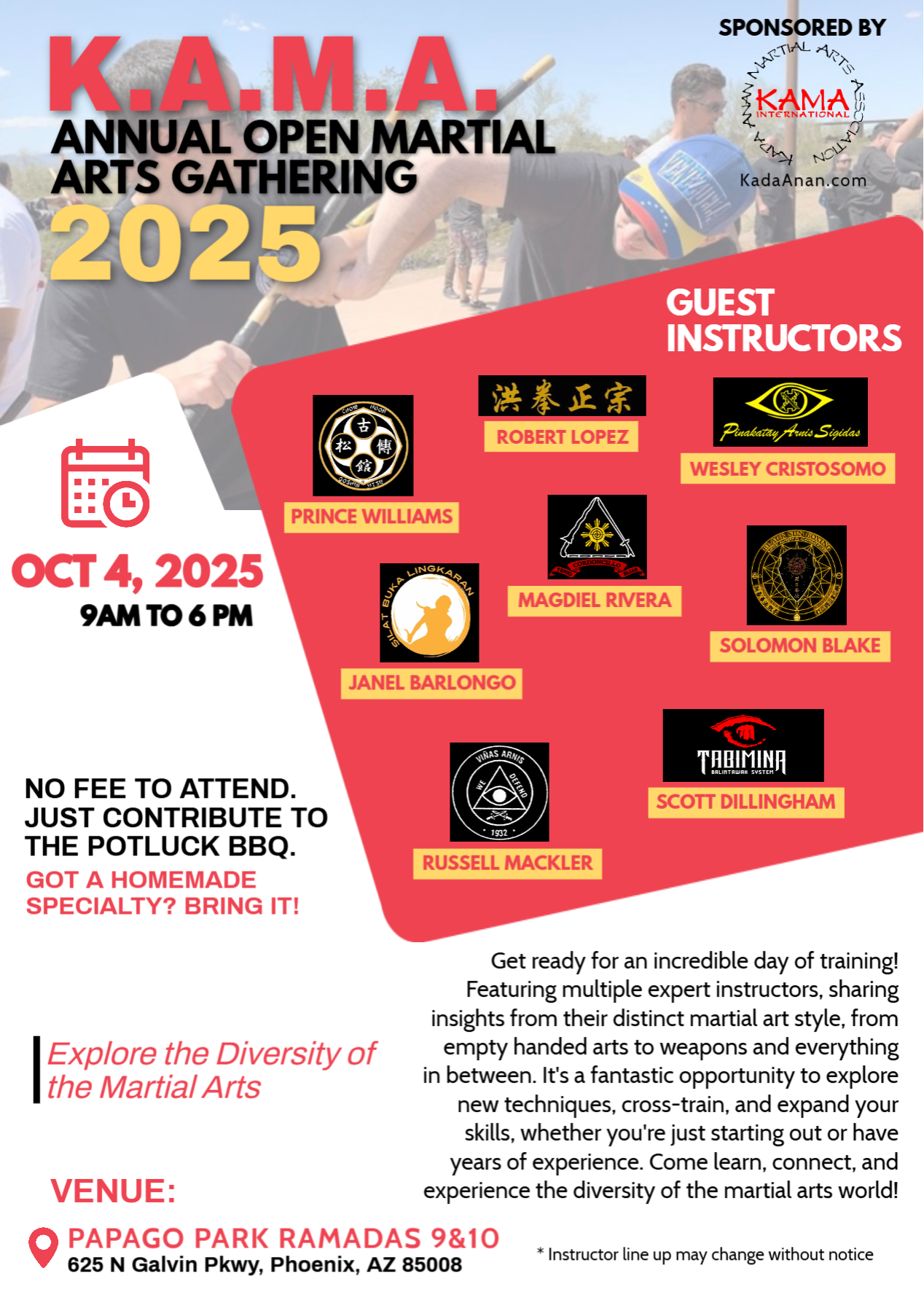 KAMA Gathering 2025 Flyer